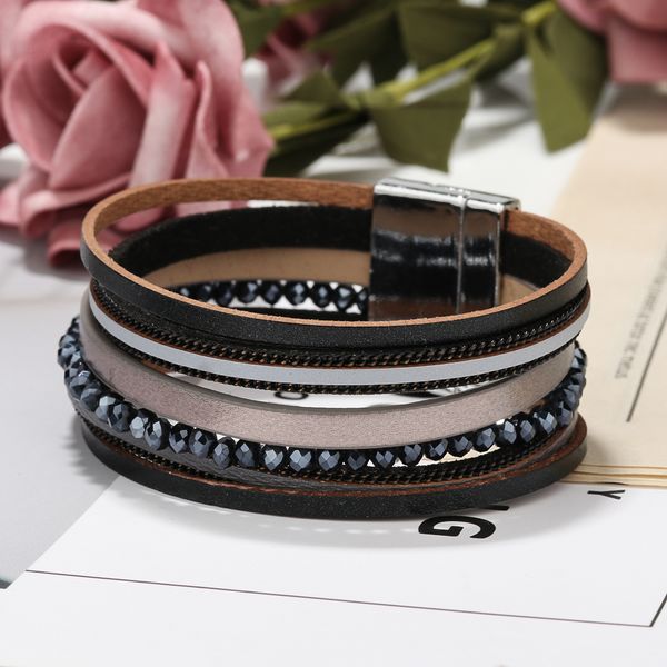 ladies beaded leather bracelet xiaomi bead bracelet designer jewelry fashion women new elegant girl wristband gift, Golden;silver
ladies beaded leather bracelet xiaomi bead bracelet designer jewelry fashion women new elegant girl wristband gift, Golden;silver