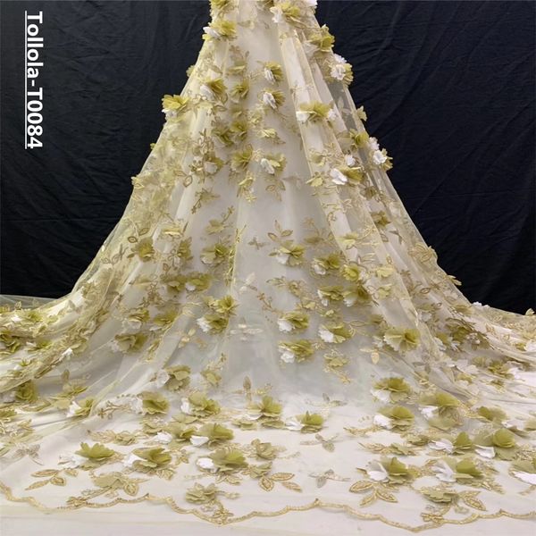 bridal dress african lace fabric beaded french tulle lace embroidery 3d flower lace fabric, Black;white
bridal dress african lace fabric beaded french tulle lace embroidery 3d flower lace fabric, Black;white