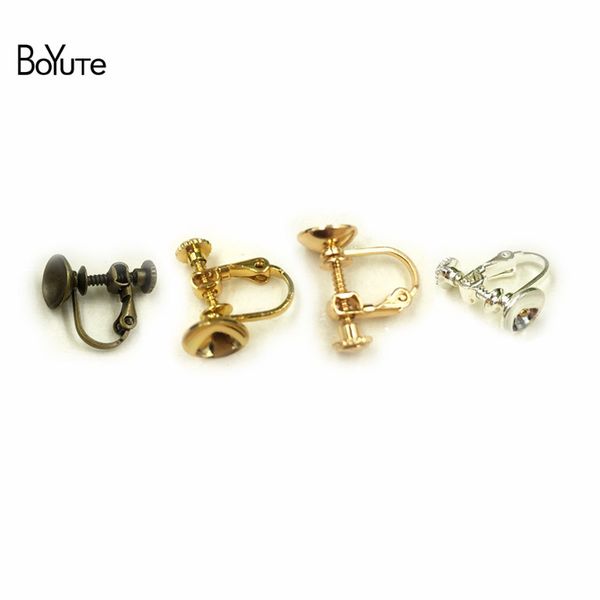 boyute 20pcs 5 colors clip earrings without piercing metal brass screw earrings with 8mm base diy jewelry accessories, Silver
boyute 20pcs 5 colors clip earrings without piercing metal brass screw earrings with 8mm base diy jewelry accessories, Silver