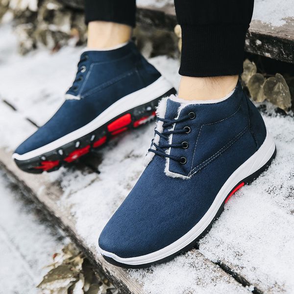winter men shoes suede men ankle boots snow boots round toe with fur keep warm footwear casual sneakers y971, Black
winter men shoes suede men ankle boots snow boots round toe with fur keep warm footwear casual sneakers y971, Black