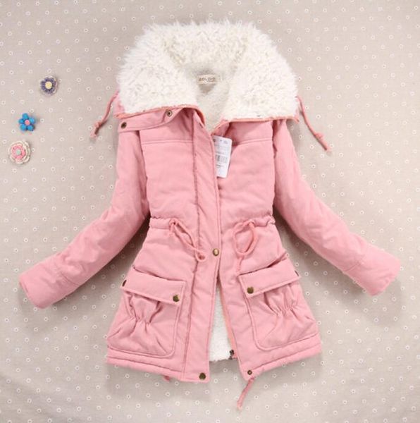 women winter parkas fashion mid long wadded coat female hooded thick cotton warm jacket overcoats plus size xxl, Black
women winter parkas fashion mid long wadded coat female hooded thick cotton warm jacket overcoats plus size xxl, Black