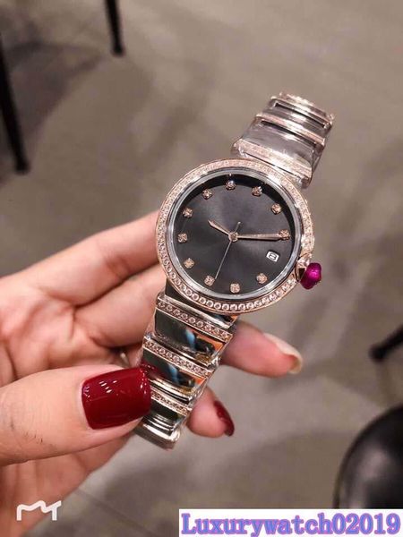 gorgeous 33mm quartz black dial womens watches ladies watch 316l stainless steel case rose gold diamond bezel and mother of pearl dial, Slivery;brown
gorgeous 33mm quartz black dial womens watches ladies watch 316l stainless steel case rose gold diamond bezel and mother of pearl dial, Slivery;brown