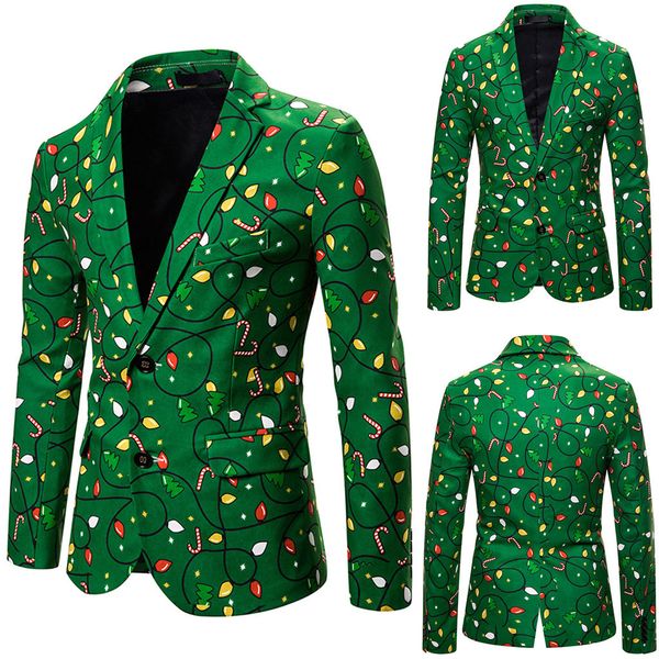 male blazer mens slim fit polyester green blazer suit jacket festival christmas print single breasted blazers masculinol30923, White;black
male blazer mens slim fit polyester green blazer suit jacket festival christmas print single breasted blazers masculinol30923, White;black