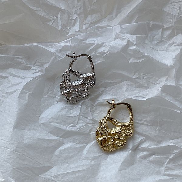 ghidbk 925 sterling silver chunky satement lock hoop earrings northern hammered irregular earrings hoops ins minimalist earring, Golden;silver
ghidbk 925 sterling silver chunky satement lock hoop earrings northern hammered irregular earrings hoops ins minimalist earring, Golden;silver