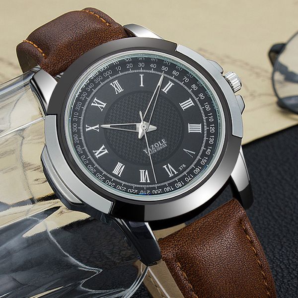 waterproof dual time displays big case quartz watch for men class men's wrist watches relogio masculino male clock, Slivery;brown
waterproof dual time displays big case quartz watch for men class men's wrist watches relogio masculino male clock, Slivery;brown