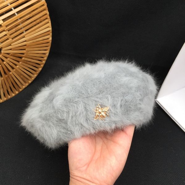 japanese mink wool beret female sweet clip painter cap the stylish joker pumpkin hat autumn winter warm hat, Blue;gray
japanese mink wool beret female sweet clip painter cap the stylish joker pumpkin hat autumn winter warm hat, Blue;gray
