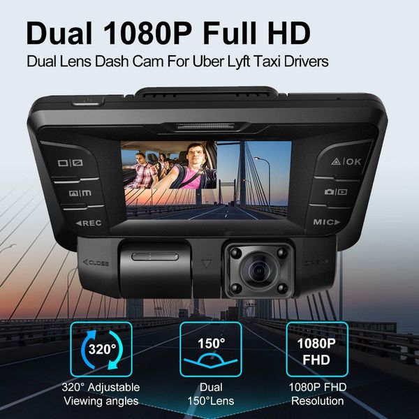 car dvr wifi 1080p full hd wi-fi ultra wide angle lcd screen car upgrade version front back dual lens camera dash cam
car dvr wifi 1080p full hd wi-fi ultra wide angle lcd screen car upgrade version front back dual lens camera dash cam
