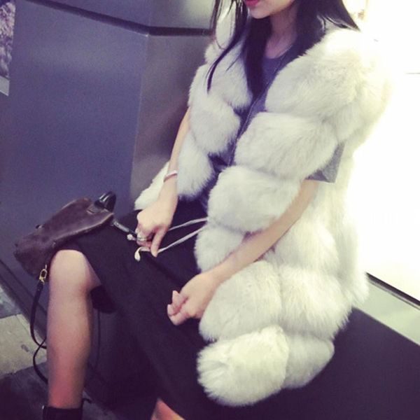 leisure warm faux fur waistcoat women fashion loose solid breathable splicing sleeveless personality jackets winter casual, Black;white
leisure warm faux fur waistcoat women fashion loose solid breathable splicing sleeveless personality jackets winter casual, Black;white