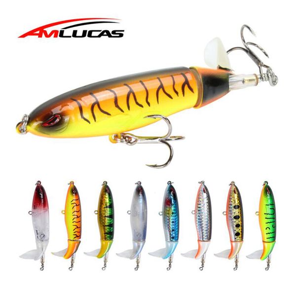 Wholesale Amlucas 13g/10cm Tractor Road-bait Propeller Water Surface Hard-bait Floating Pencil Bait Fake Bait
Wholesale Amlucas 13g/10cm Tractor Road-bait Propeller Water Surface Hard-bait Floating Pencil Bait Fake Bait