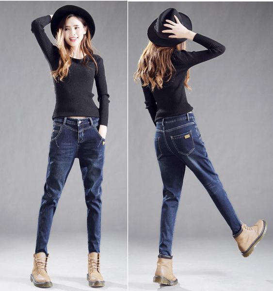 dark blue qiu dong with velvet jeans new female trousers loose fat mm feet haroun pants
dark blue qiu dong with velvet jeans new female trousers loose fat mm feet haroun pants