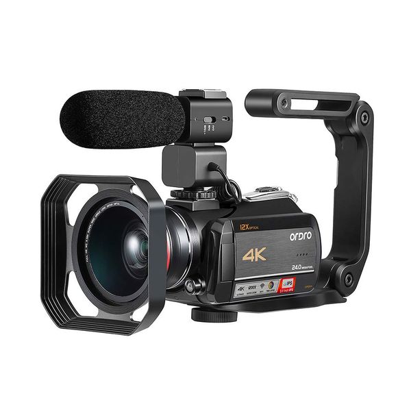 ORDRO AC5 4K WiFi Цифровая видеокамера Видеокамера Записывающее устройство DV 24MP 3.1 "IPS с сенсорным экраном 12X Оптический зум Time-Lapse Anti-Shake
ORDRO AC5 4K WiFi Цифровая видеокамера Видеокамера Записывающее устройство DV 24MP 3.1 "IPS с сенсорным экраном 12X Оптический зум Time-Lapse Anti-Shake
