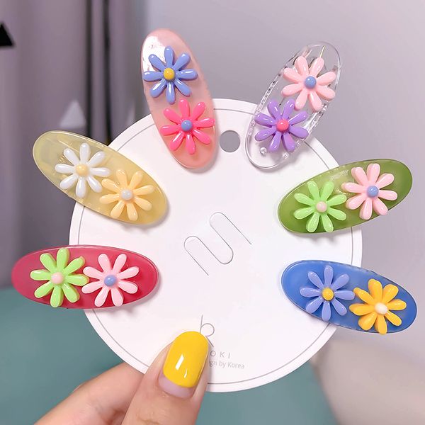 girls cute flowers hairpin mini hair clips for hair colorful korean barrette spring headdress children kids accessories, Slivery;white
girls cute flowers hairpin mini hair clips for hair colorful korean barrette spring headdress children kids accessories, Slivery;white