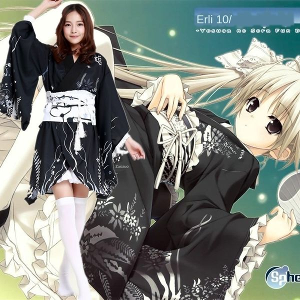 yuanzhikong spring day wild dome girl summer sacrifice kimono bathing suit anime costumes costumes & cosplay japanese lori cute cosplay anim, Black
yuanzhikong spring day wild dome girl summer sacrifice kimono bathing suit anime costumes costumes & cosplay japanese lori cute cosplay anim, Black