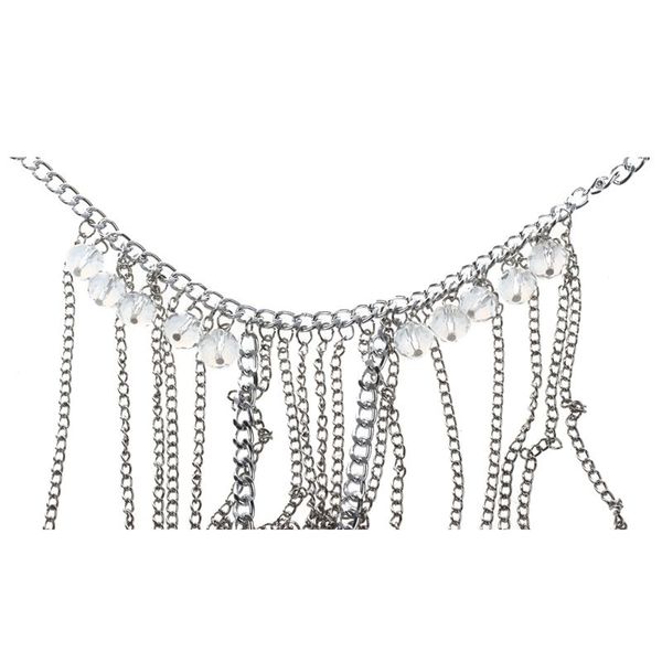 silver summer style fashion jewelry punk metal multilayer tassel body chain gold silver plated long crystal necklace for women
silver summer style fashion jewelry punk metal multilayer tassel body chain gold silver plated long crystal necklace for women