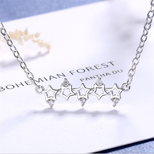 new fashion pave stars statement bohemian necklace antique 925 sterling sliver chain style pendant women's necklace p202, Silver
new fashion pave stars statement bohemian necklace antique 925 sterling sliver chain style pendant women's necklace p202, Silver