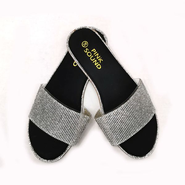 summer beach shoe women female slippers slip-on dimond slides hollow flat ladies shoes open toe comfort outdoor seaside shoes, Black
summer beach shoe women female slippers slip-on dimond slides hollow flat ladies shoes open toe comfort outdoor seaside shoes, Black