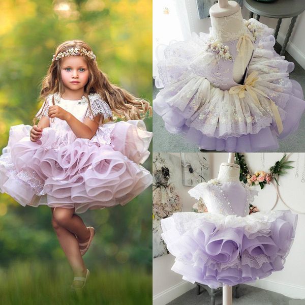 2020 cute lanvender flower girl dresses lace appliqued pearls short ruffles girls pageant dress jewel neck tiered skirts kids formal wear, White;blue
2020 cute lanvender flower girl dresses lace appliqued pearls short ruffles girls pageant dress jewel neck tiered skirts kids formal wear, White;blue