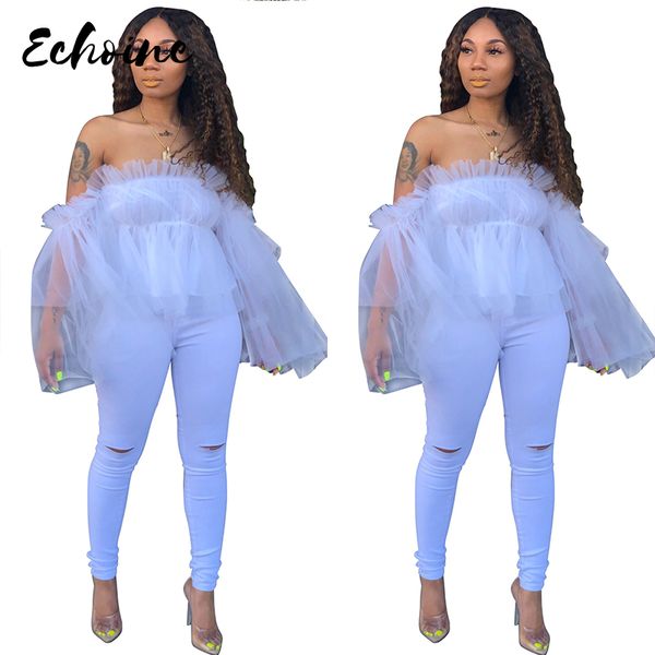 echoine женщины summer double mesh sheer см хотя без бретелек с плеча длинные бабочки рукава кофточки рубашки плюс размер s-xxl top, White
echoine женщины summer double mesh sheer см хотя без бретелек с плеча длинные бабочки рукава кофточки рубашки плюс размер s-xxl top, White