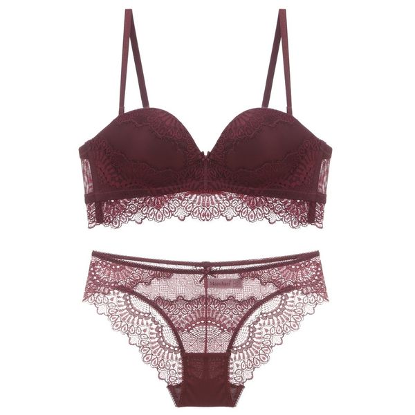 french lace wire underwear sets women bra and transparent panty set fashion bow lingerie 1/2 cup intimate, Red;black
french lace wire underwear sets women bra and transparent panty set fashion bow lingerie 1/2 cup intimate, Red;black