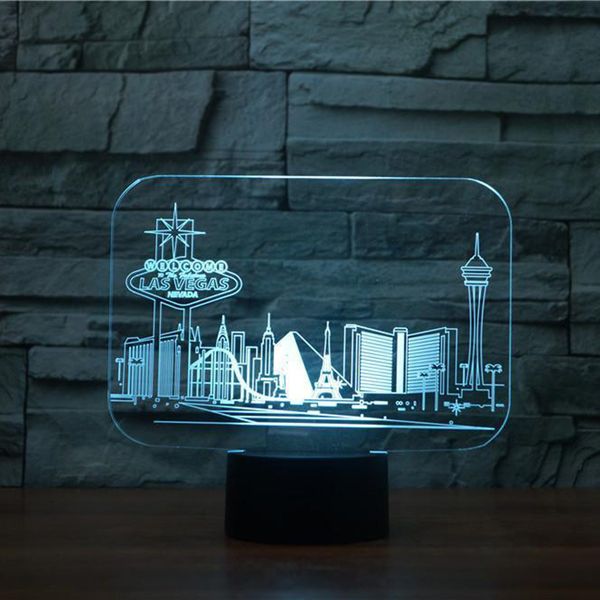 3d led vision 7 color change las vegas building table lamp bedroom atmosphere sleep lighting usb decor for souvenir night lights
3d led vision 7 color change las vegas building table lamp bedroom atmosphere sleep lighting usb decor for souvenir night lights