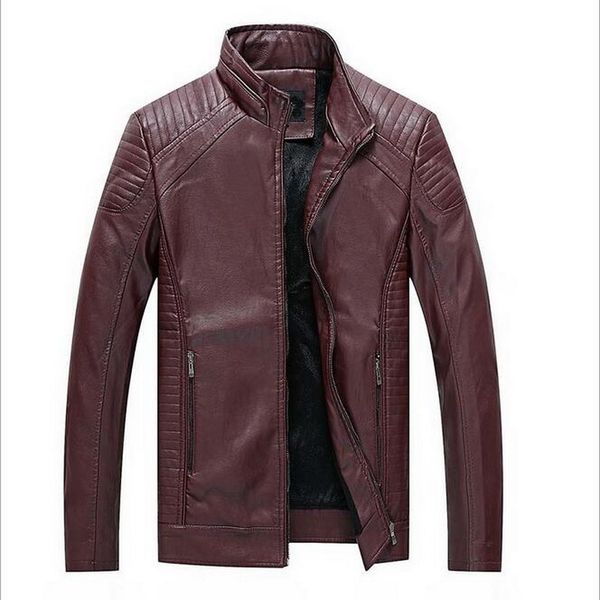 vxo 2019 leather jacket men's pu leather plus velvet warm large size fat 6xl men coat solid color coat mens, Black
vxo 2019 leather jacket men's pu leather plus velvet warm large size fat 6xl men coat solid color coat mens, Black