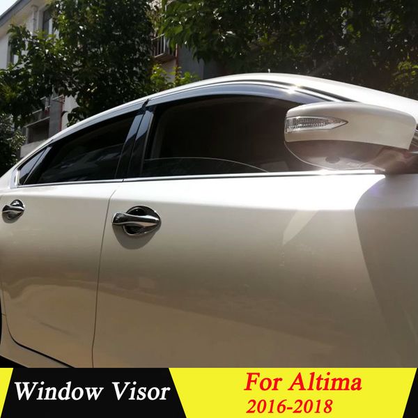 for nissan altima 2016 2017 2018 plastic black window visor vent shades sun rain deflector guard auto accessories 4pcs/set
for nissan altima 2016 2017 2018 plastic black window visor vent shades sun rain deflector guard auto accessories 4pcs/set