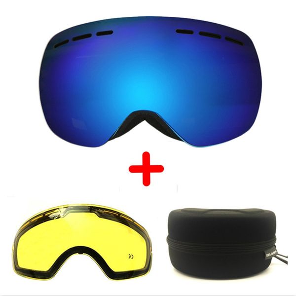polarized skiing goggles double layer coated lens uv protection permanent anti-fog spherical mask detachable strap ua400+lens
polarized skiing goggles double layer coated lens uv protection permanent anti-fog spherical mask detachable strap ua400+lens