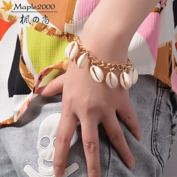 bohemian fashion natural shell bracelet for women thick chain beach shell bracelets boho simple summer bracelets jewelry, Golden;silver
bohemian fashion natural shell bracelet for women thick chain beach shell bracelets boho simple summer bracelets jewelry, Golden;silver