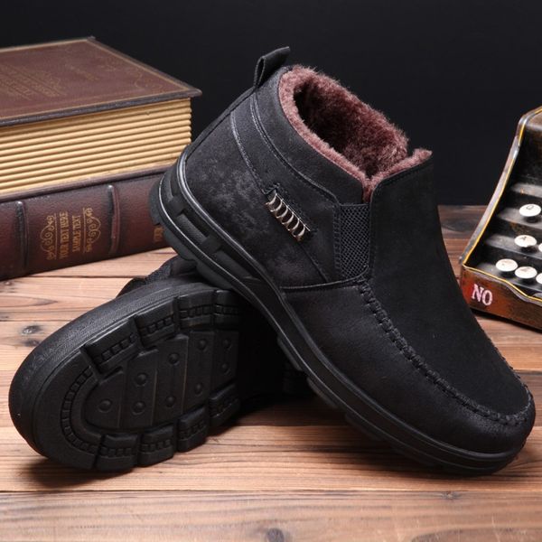 adisputent fashion men winter snow boots outdoor winter shoes men sneakers plus size military boots waterproof work shoes, Black
adisputent fashion men winter snow boots outdoor winter shoes men sneakers plus size military boots waterproof work shoes, Black