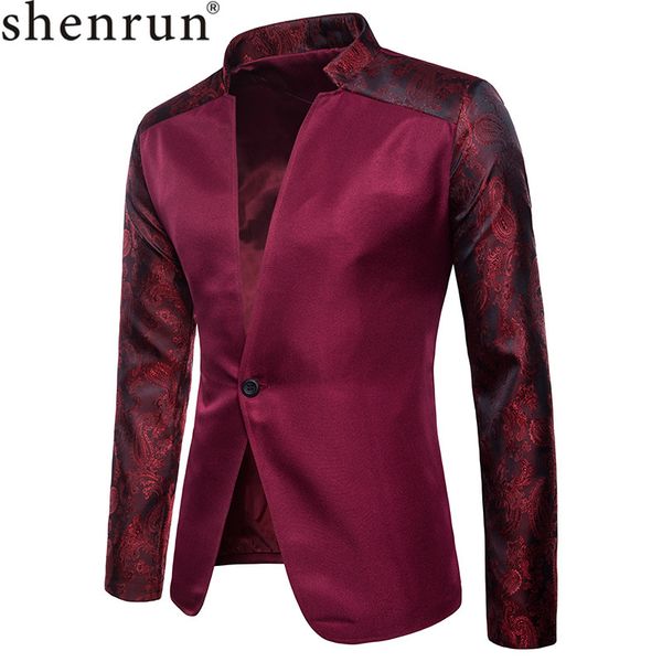 shenrun men blazers autumn winter wine red black white fashion stand collar slim jackets groom suit jacket costumes singer host, White;black
shenrun men blazers autumn winter wine red black white fashion stand collar slim jackets groom suit jacket costumes singer host, White;black