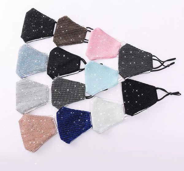 13style sequin face mask earloop protective masks summer sunscreen mask anti dust mouth cover fashion glitter designer mask gga3381-3
13style sequin face mask earloop protective masks summer sunscreen mask anti dust mouth cover fashion glitter designer mask gga3381-3