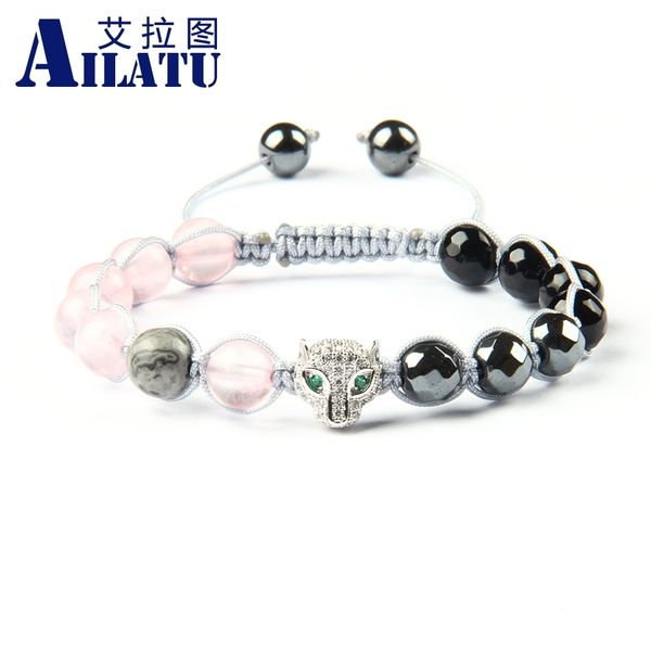 ailatu new religious jewelry wholesale 10pcs/lot 8mm natural pink crystal beads silver leopard animal bracelets for women gift, Golden;silver
ailatu new religious jewelry wholesale 10pcs/lot 8mm natural pink crystal beads silver leopard animal bracelets for women gift, Golden;silver