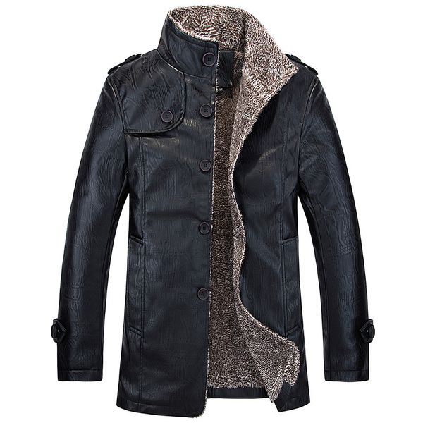 autumn and winter new style fur men plus velvet leather coat mid-length pu leather jacket men's men's coat, Black
autumn and winter new style fur men plus velvet leather coat mid-length pu leather jacket men's men's coat, Black