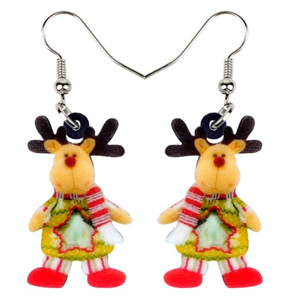 acrylic christmas deer elk toy gift earrings drop dangle cartoon xmas ornaments jewelry for women girls decoration party, Silver
acrylic christmas deer elk toy gift earrings drop dangle cartoon xmas ornaments jewelry for women girls decoration party, Silver