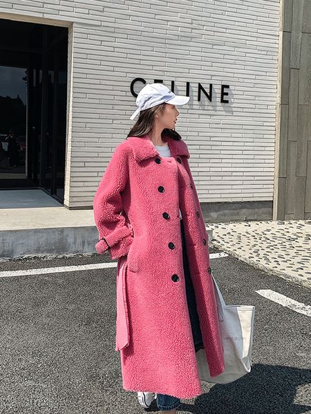 dajane the new fur coat female sheep shearing rongchang compound fur one wool coat han edition, Black
dajane the new fur coat female sheep shearing rongchang compound fur one wool coat han edition, Black