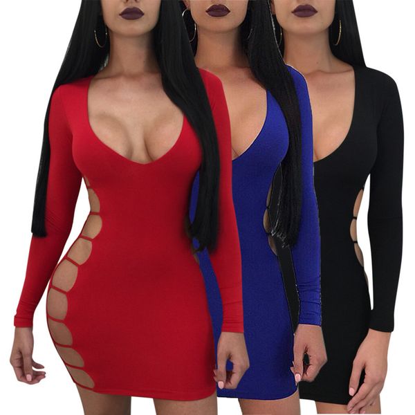 womens designer solid color banquet dress v-neck long sleeve hip split dress 67kn, Black;gray
womens designer solid color banquet dress v-neck long sleeve hip split dress 67kn, Black;gray