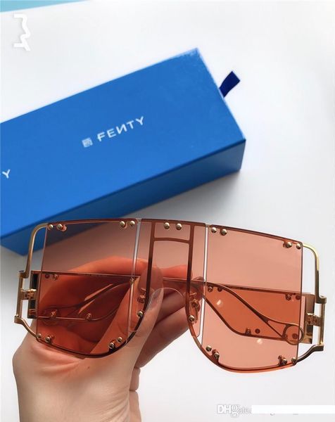 new fashion avant-garde sunglasses fenty special large frame protection square goggle light color decorative eyewear, White;black
new fashion avant-garde sunglasses fenty special large frame protection square goggle light color decorative eyewear, White;black