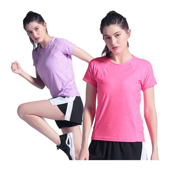 gym woman shirts yoga breathable loose sports fitness short sleeve ladies running quick dry tee seamless women cropped sport top, Black;blue
gym woman shirts yoga breathable loose sports fitness short sleeve ladies running quick dry tee seamless women cropped sport top, Black;blue