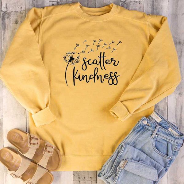 scatter kindness dandelion sweatshirt funny pure cotton women fashion graphic jumper outfits quote pullovers sweats, Black
scatter kindness dandelion sweatshirt funny pure cotton women fashion graphic jumper outfits quote pullovers sweats, Black