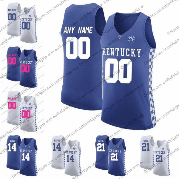 Custom Kentucky Wildcats 3 Keldon Johnson 14 Tyler Herro 22 Reid Travis 25 PJ Washington Jr 14 Brennan Canada 21 Zan Payne Basketball Jersey
Custom Kentucky Wildcats 3 Keldon Johnson 14 Tyler Herro 22 Reid Travis 25 PJ Washington Jr 14 Brennan Canada 21 Zan Payne Basketball Jersey