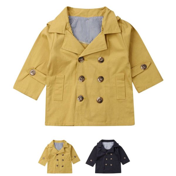 1-5y england style kids baby boys girls clothes coat cotton outerwear boy long sleeve jacket trench windbreaker autumn clothes, Blue;gray
1-5y england style kids baby boys girls clothes coat cotton outerwear boy long sleeve jacket trench windbreaker autumn clothes, Blue;gray