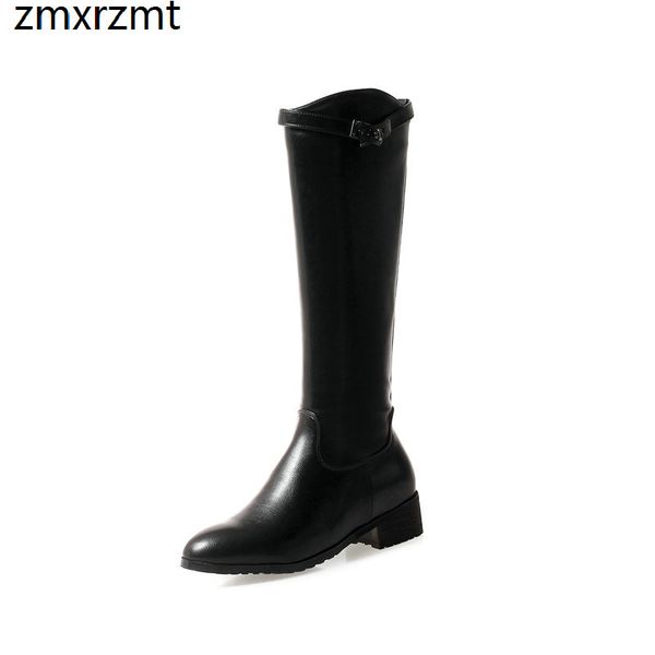 2019 new women fashion mid calf women boots spring autumn shoes round toe square 3.5cm med heel large size 32-43, Black
2019 new women fashion mid calf women boots spring autumn shoes round toe square 3.5cm med heel large size 32-43, Black