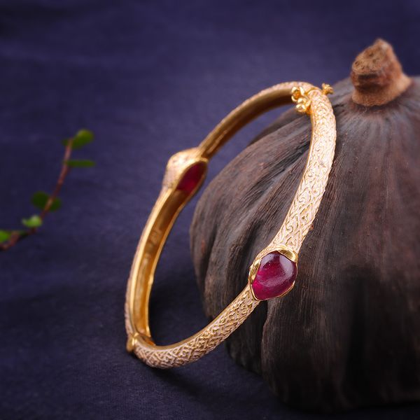 bangle 925 sterling silver thai enamel red corundum women's bangle&bracelet traveling noble temperament bangel jewelry birthday gifts, Black
bangle 925 sterling silver thai enamel red corundum women's bangle&bracelet traveling noble temperament bangel jewelry birthday gifts, Black