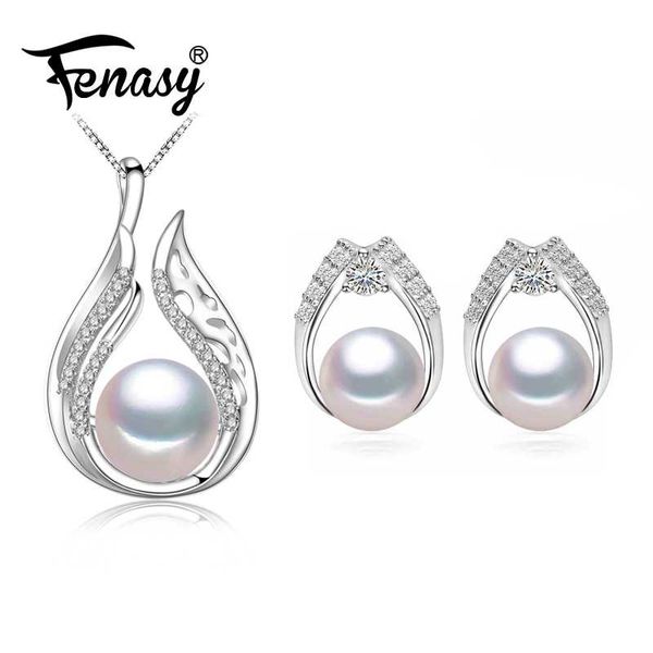 fenasy pearl jewelry wedding engagement jewelry sets,natural pearl pendant necklace women/silver earrings,pearl earrings female, Black
fenasy pearl jewelry wedding engagement jewelry sets,natural pearl pendant necklace women/silver earrings,pearl earrings female, Black