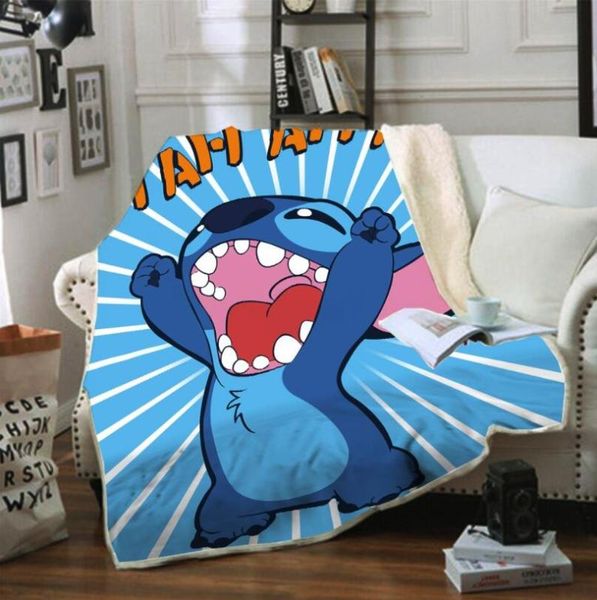 cartoon stitch fleece blanket plush 3d printed for adults sofa sherpa fleece bedspread wrap throw blanket style-1
cartoon stitch fleece blanket plush 3d printed for adults sofa sherpa fleece bedspread wrap throw blanket style-1