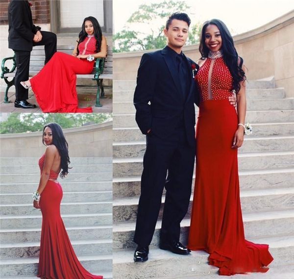 burgundy red halter backless long prom dresses arabic formal holidays wear graduation evening party gown red carpet dresses b29, Black
burgundy red halter backless long prom dresses arabic formal holidays wear graduation evening party gown red carpet dresses b29, Black