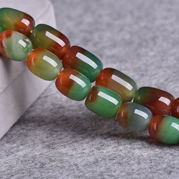 10x14mm 13x18mm natural peacock agate stone beads for jewelry making barrel shape loose agate beads diy bracelet necklace 15'', Black
10x14mm 13x18mm natural peacock agate stone beads for jewelry making barrel shape loose agate beads diy bracelet necklace 15'', Black