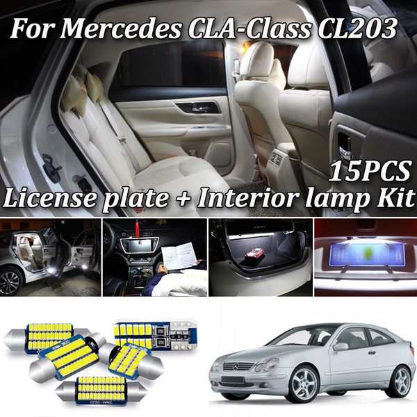 15pcs led bulb interior light kit for clc class cl203 clc160 clc180 clc200 clc220 clc230 clc250 clc350 (2008-2011
15pcs led bulb interior light kit for clc class cl203 clc160 clc180 clc200 clc220 clc230 clc250 clc350 (2008-2011