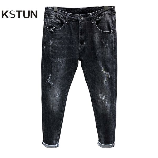 ripped jeans men skinny jeans pants spring and autumn gray elasticity denim mens wear casual pants patched biker slim, Blue
ripped jeans men skinny jeans pants spring and autumn gray elasticity denim mens wear casual pants patched biker slim, Blue