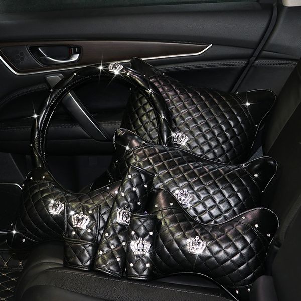 universal pu leather car steering wheel cover bling rhinestone crystal steering wheel covers set with crystal crown accessories
universal pu leather car steering wheel cover bling rhinestone crystal steering wheel covers set with crystal crown accessories